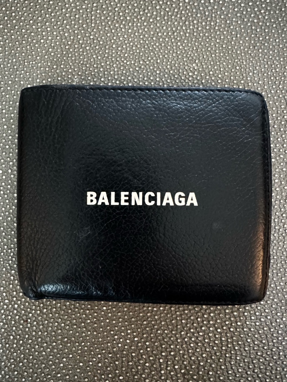 Balenciaga Black Leather Men’s Wallet